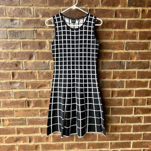 Saks 5th Ave black /white dress Size S/P Excellent condition - Picture 1 of 8
